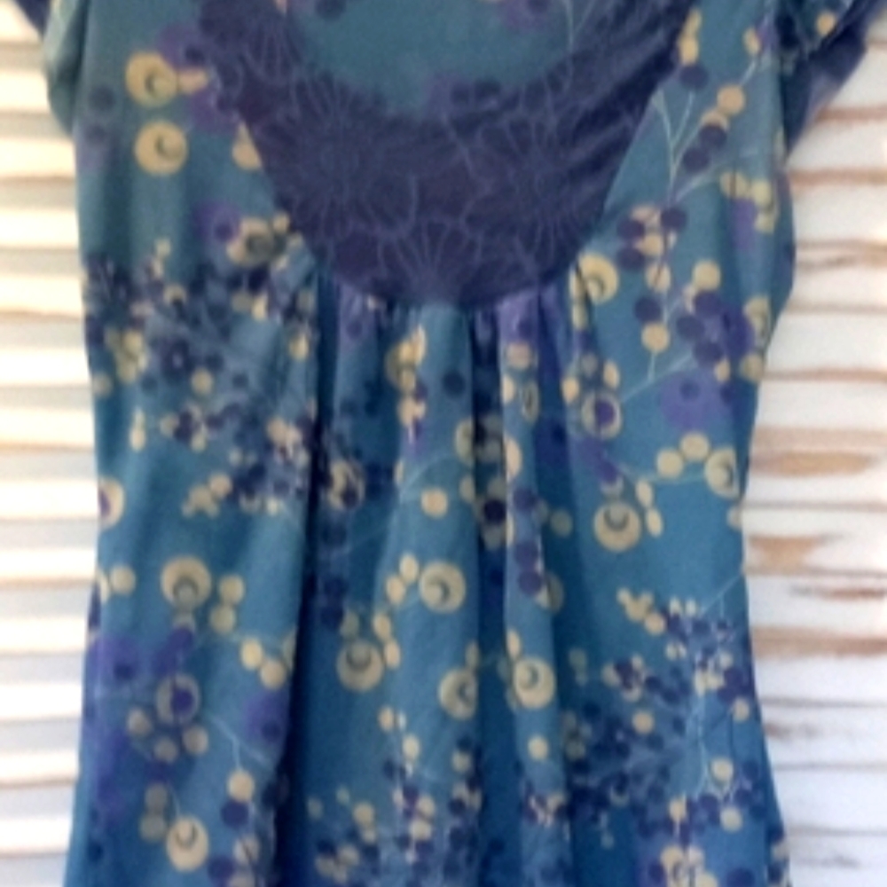 🫐Sweet Pea by Staci Frati Top-Medium-floral retro🫐